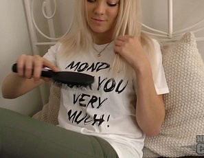 100517_18yo_blonde_tasha_masturbating_with_a_dirty_sock_and_a_hairbrush_handle